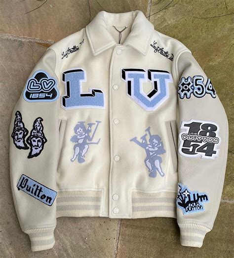 louis vuitton reflective jacket blue|lv varsity jacket price.